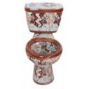 Mexican Talavera Toilet  Tabaco